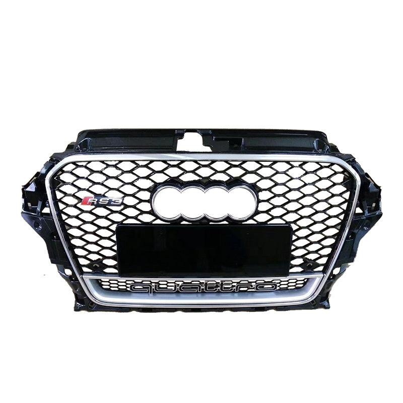 2013-2016 Audi RS3 Style Honeycomb Grille with Lower Quattro | 8V A3/S3