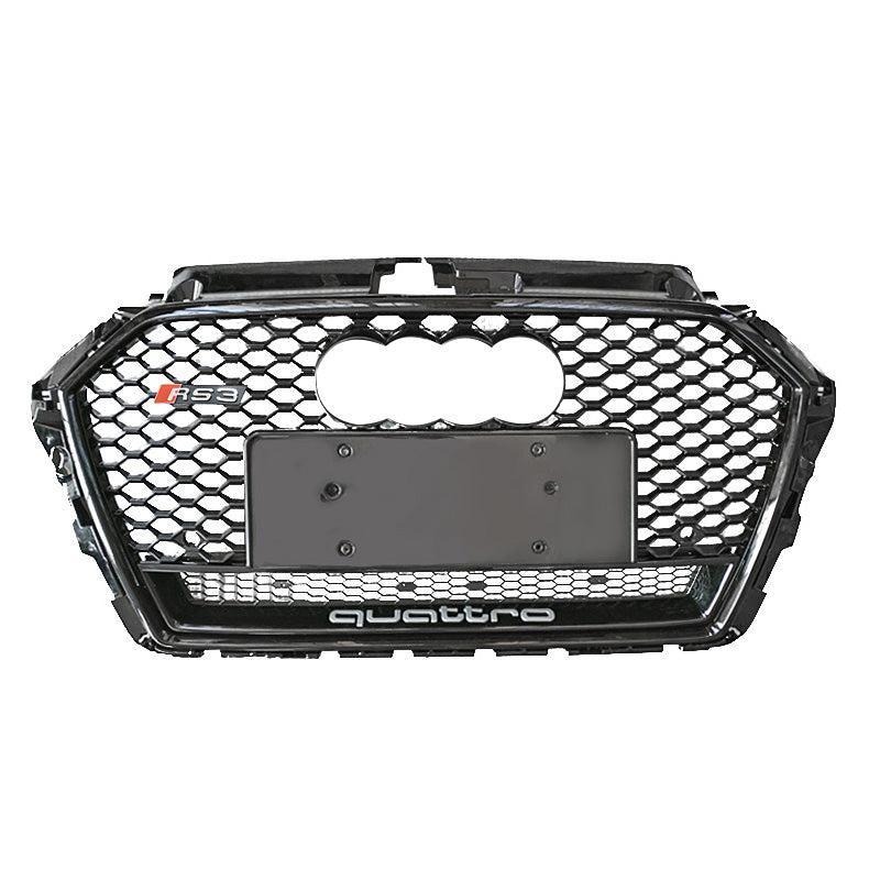2017-2019 Audi RS3 Style Honeycomb Grille with Quattro | 8V.5 A3/S3