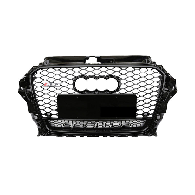 2013-2016 Audi RS3 Style Honeycomb Grille with Lower Quattro | 8V A3/S3