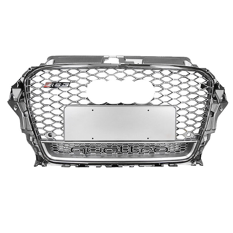 2013-2016 Audi RS3 Style Honeycomb Grille with Lower Quattro | 8V A3/S3