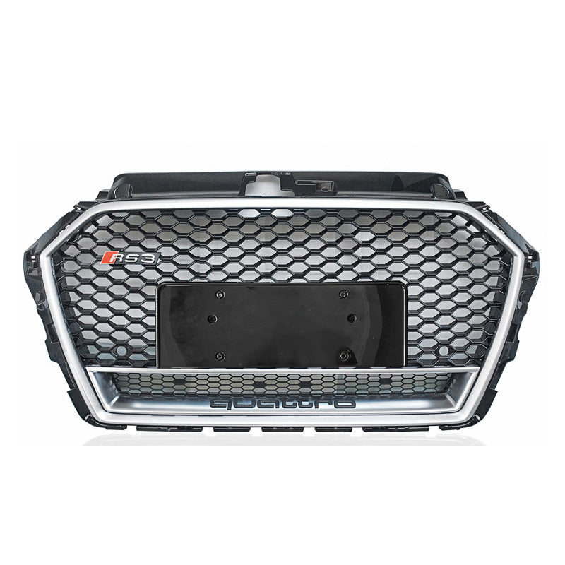 2017-2019 Audi RS3 Style Honeycomb Grille with Quattro | 8V.5 A3/S3