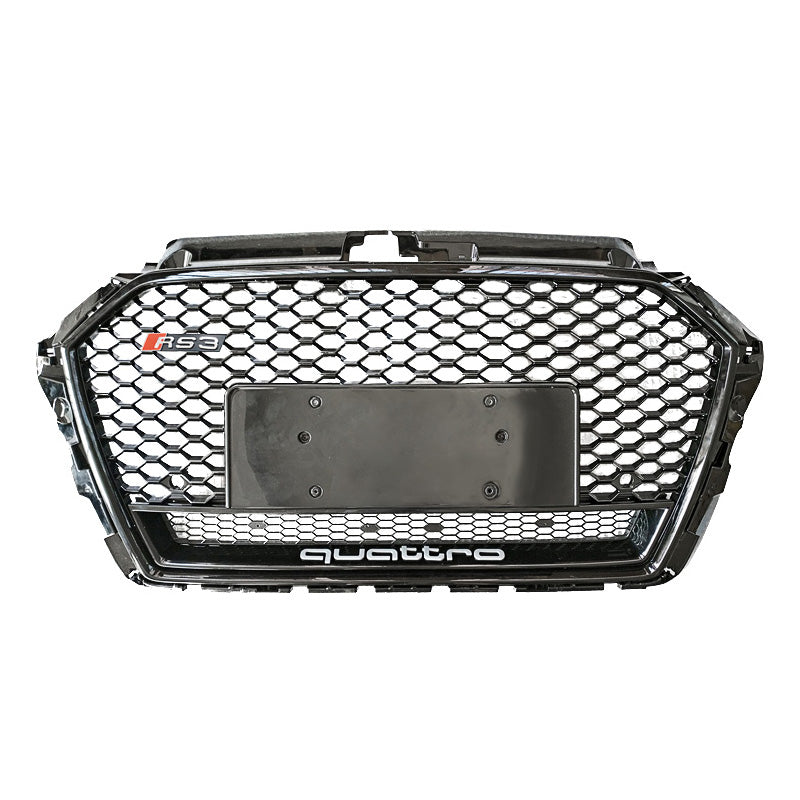 2017-2019 Audi RS3 Style Honeycomb Grille with Quattro | 8V.5 A3/S3