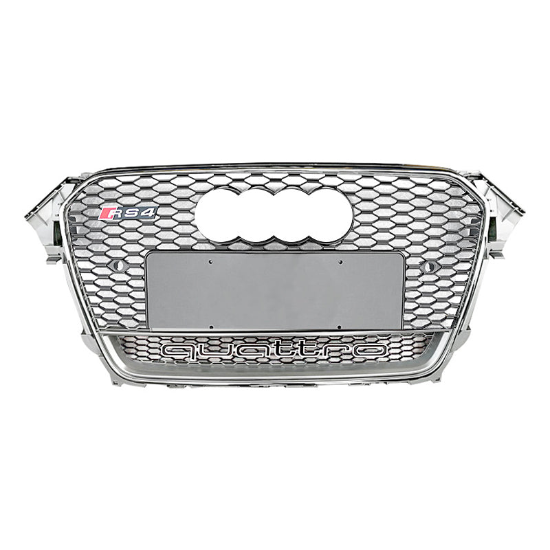 2013-2016 Audi RS4 Style Grille with Lower Quattro | B8.5 A4/S4